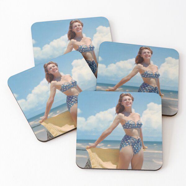 Item preview, Florida Postcard - Blue bikini and yellow towel designed and sold by Lowtech.