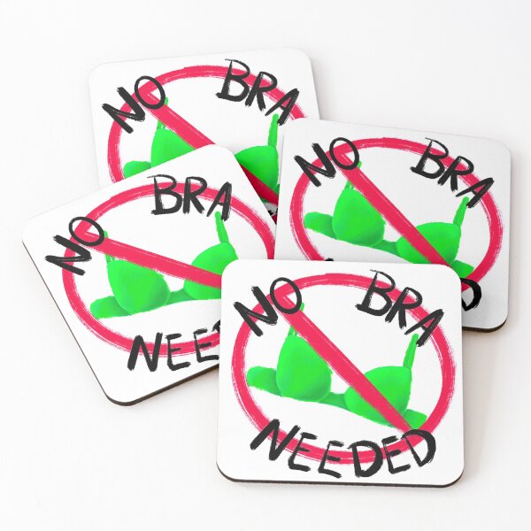 Item preview, No Bra Needed (Lime Green) designed and sold by Skylar  Bailey.