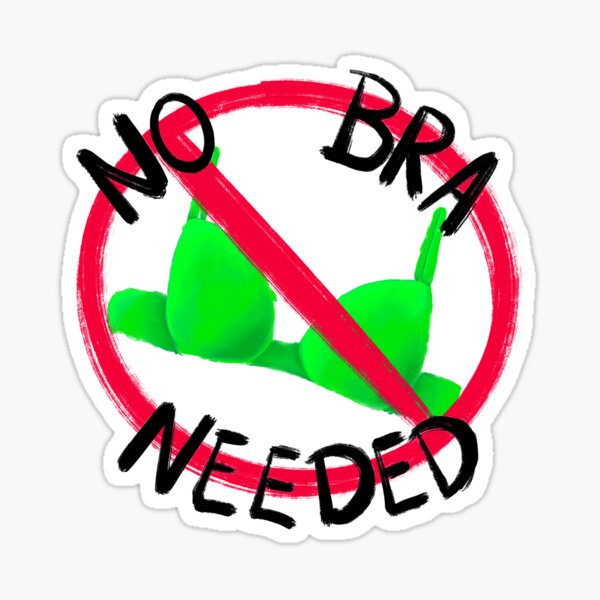 Green Bra Stickers for Sale
