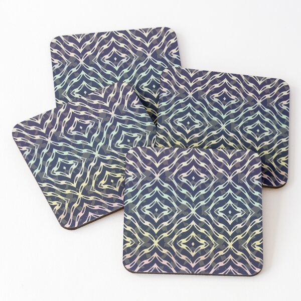 Item preview, Illuminated Ombre Ogee Pattern designed and sold by TextileInstinct.