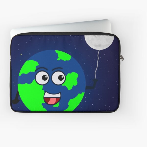 Earth and Moon Laptop Sleeve