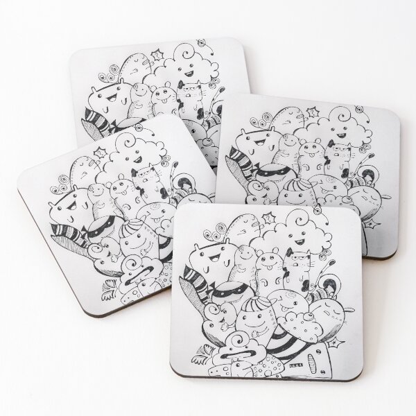 Item preview, Happy doodles designed and sold by AllyM20.