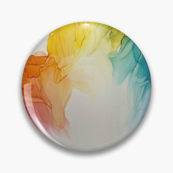 Item preview, Color Explosion 10 - Alcohol Ink Art - Rainbow  designed and sold by ApArtPaintings.