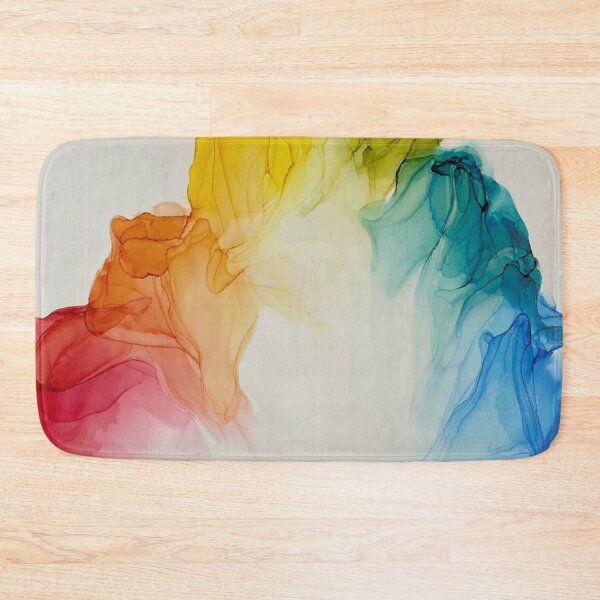 Item preview, Color Explosion 10 - Alcohol Ink Art - Rainbow designed and sold by ApArtPaintings.