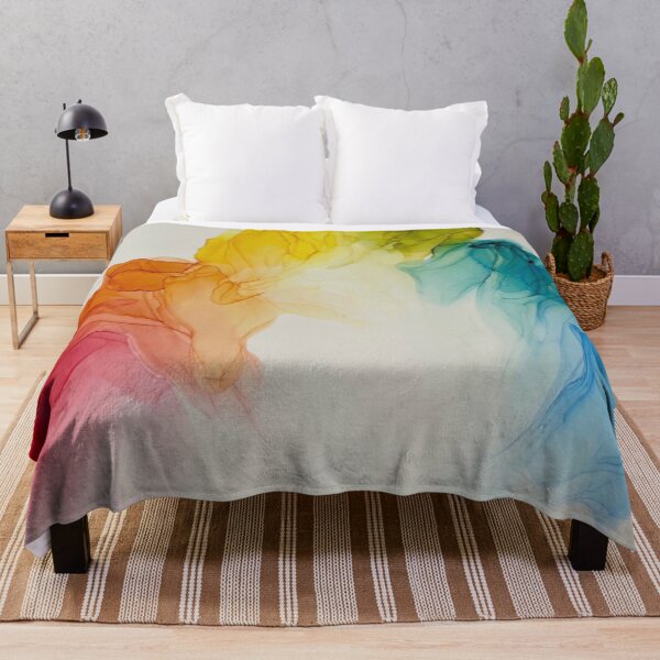 Item preview, Color Explosion 10 - Alcohol Ink Art - Rainbow  designed and sold by ApArtPaintings.