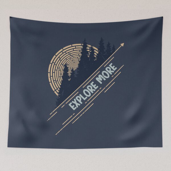 Item preview, Explore More Positive Hiking Quote designed and sold by CynthiaGraphics.