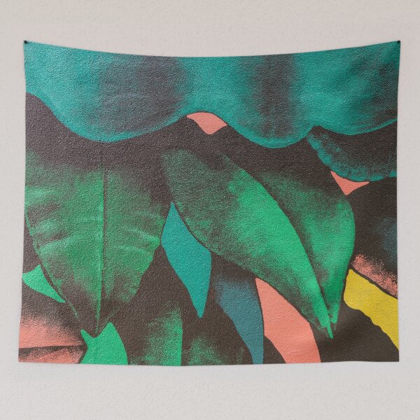 Item preview, Imaginary Jungle - Bold Multicolored Leafs Pattern designed and sold by Georgia Mizuleva.
