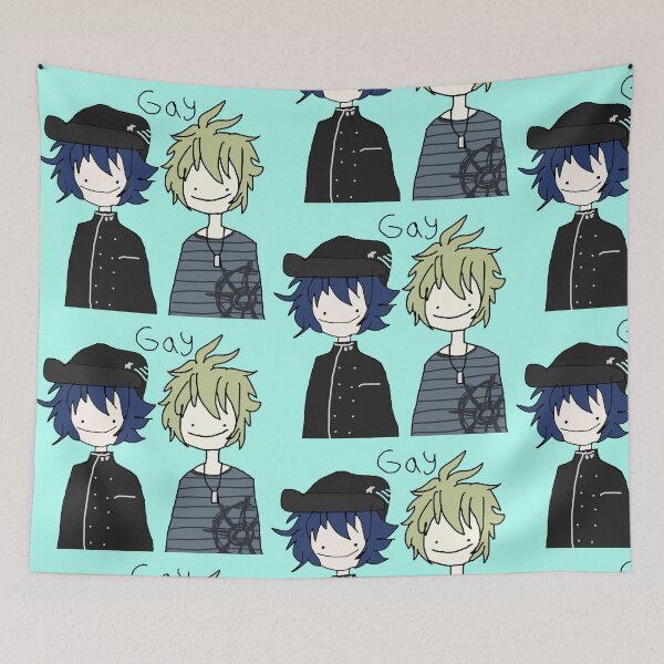Item preview, Shuichi saihara rantaro amami ship danganronpa amasai  designed and sold by Soda-bunny.