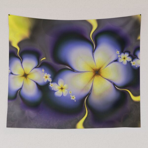 Item preview, Petite Fleur Jaune Fractal designed and sold by charmarose.