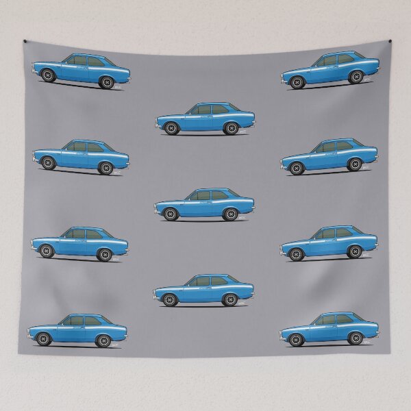 Item preview, Ford Escort mk1 Mexico in BLUE designed and sold by RJWautographics.