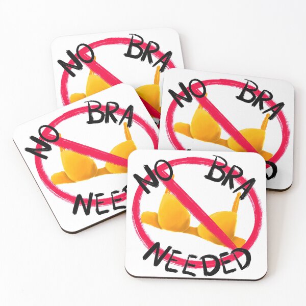 Item preview, No Bra Needed (Orange) designed and sold by Skylar  Bailey.