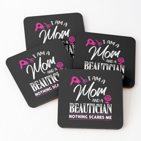 Item preview, I Am A Mom And A Beautician Nothing Scares Me designed and sold by Dressed For  Duty.