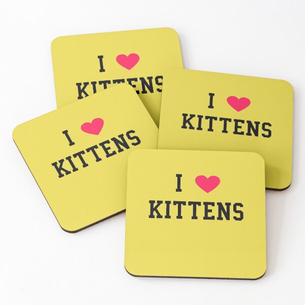 Item preview, I Heart Kittens designed and sold by girlsgetgadgets.