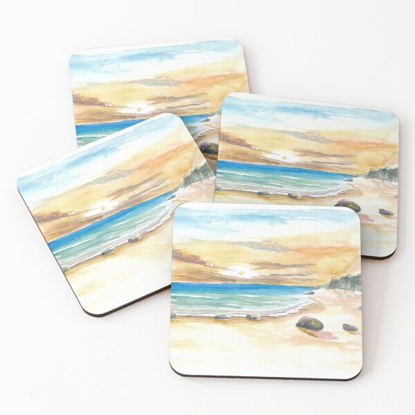 Item preview, Romantic secluded Mustique Caribbean Beach designed and sold by artshop77.