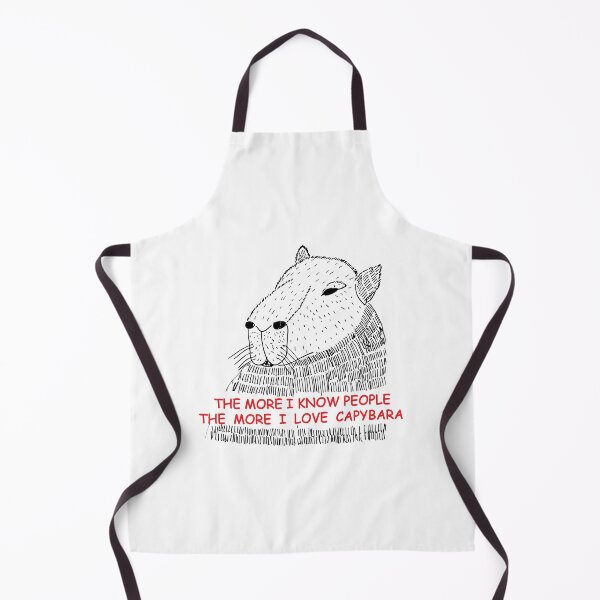 Item preview, Capybara - The more I know people the more I love capybara designed and sold by Patlikescats.
