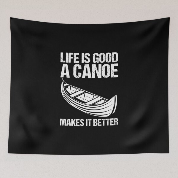 Item preview, Life Is Good A Canoe Makes It Better Paddle Boat Paddling designed and sold by Nessshirts.