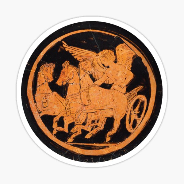 Ancient Greece Terracotta Kylix Drinking Cup Ca 350 B C Sticker By Ancient Greece