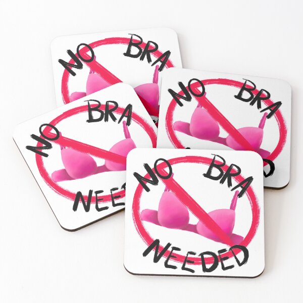 Item preview, No Bra Needed (Pink) designed and sold by Skylar  Bailey.