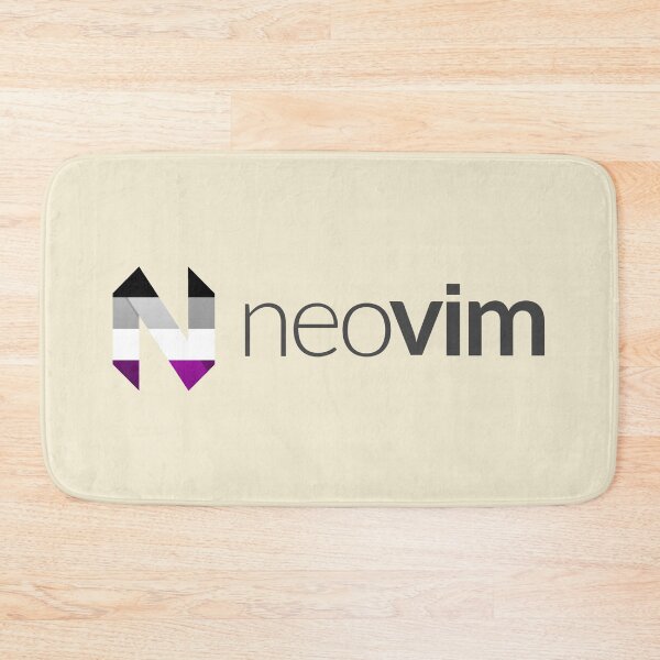 Item preview, Asexual Pride Neovim Logo designed and sold by QuietMisdreavus's pride logos and silly stuff.