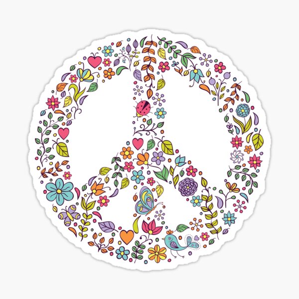 Hippie Sticker