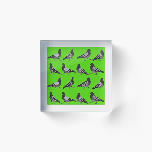 Item preview, Pigeon Walk Green designed and sold by Doodle-Pip.