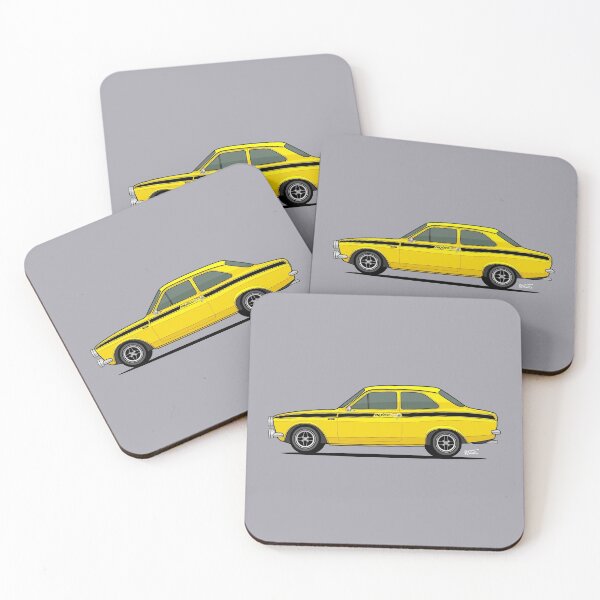 Item preview, Ford Escort mk1 Mexico in YELLOW designed and sold by RJWautographics.
