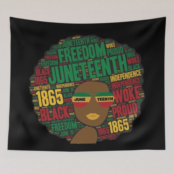 Item preview, Juneteenth Words in Afro Aviators designed and sold by blackartmatters.