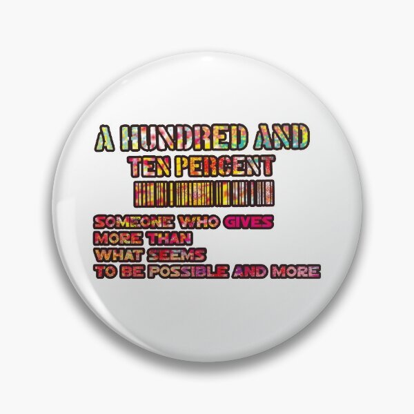 Item preview, A Hundred and Ten Percent Motivation designed and sold by Amirebdesign.