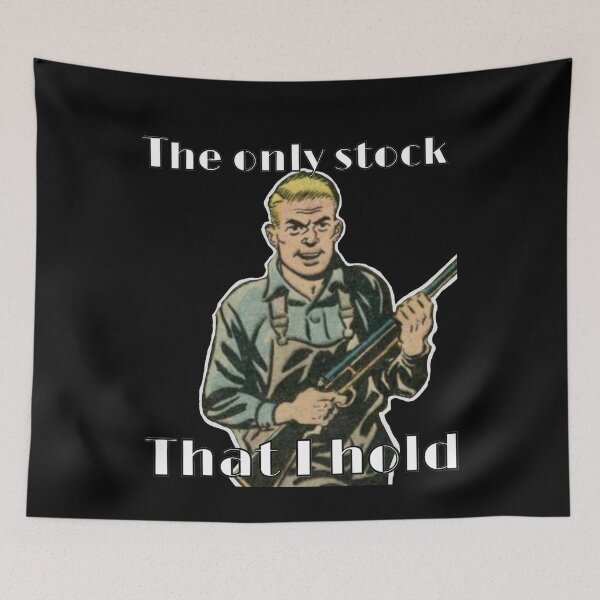 Item preview, Stock holder (The only stock I hold) designed and sold by KryptoStonks.