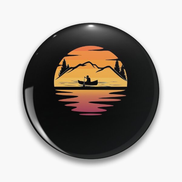 Item preview, Sunset Canoeing Canoe Lover Canoe Fan Canoe Trip Paddling designed and sold by Nessshirts.