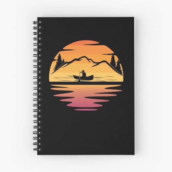 Item preview, Sunset Canoeing Canoe Lover Canoe Fan Canoe Trip Paddling designed and sold by Nessshirts.