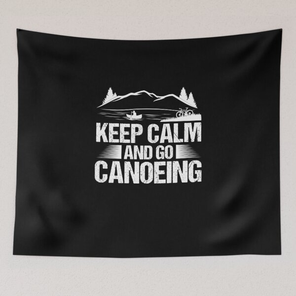 Item preview, Keep Calm And Go Canoeing Paddling Boating Canoe Lover designed and sold by Nessshirts.