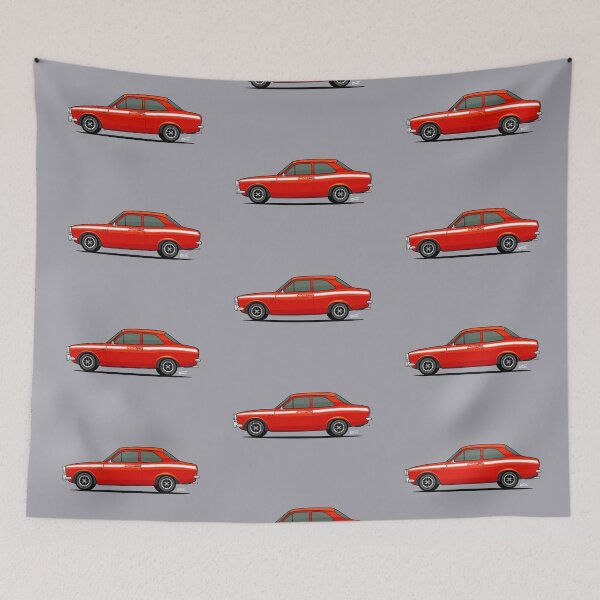Item preview, Ford Escort Mk1 Mexico RED designed and sold by RJWautographics.