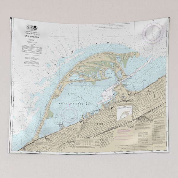 Item preview, Presque Isle Chart designed and sold by Kathy Weaver.