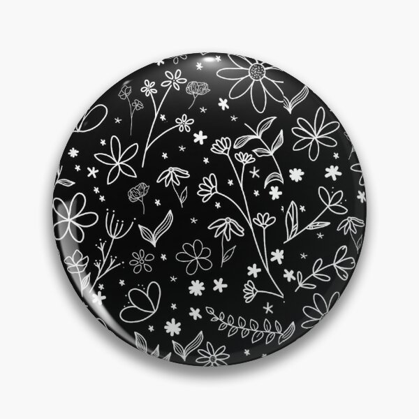 Artikelvorschau, Schwarzweiss-Blumen-Muster entworfen und verkauft von ritapessoa.
