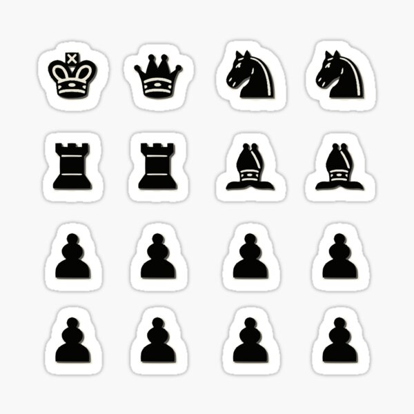 Black Chess Knight Chess Piece Decal Car Wall Laptop Decal Vinyl Sticker  Phone