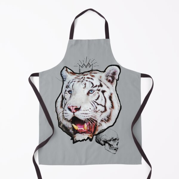 Item preview, White Tiger and Skull Grey designed and sold by primawm.
