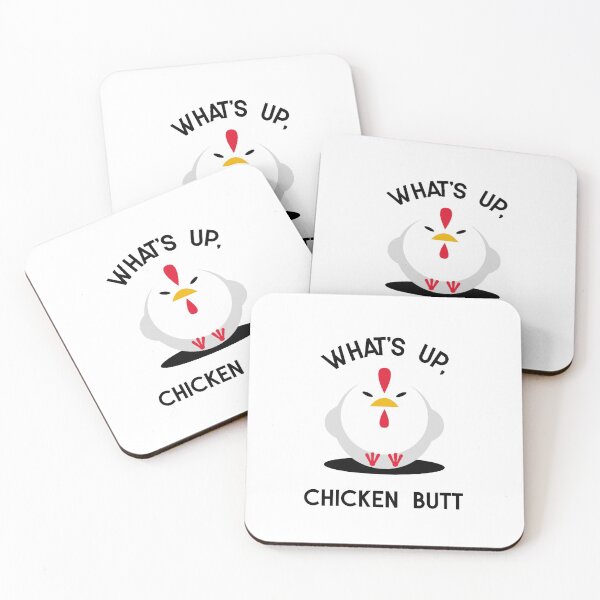 Item preview, What's Up Chicken Butt Design designed and sold by unlockfantasy.