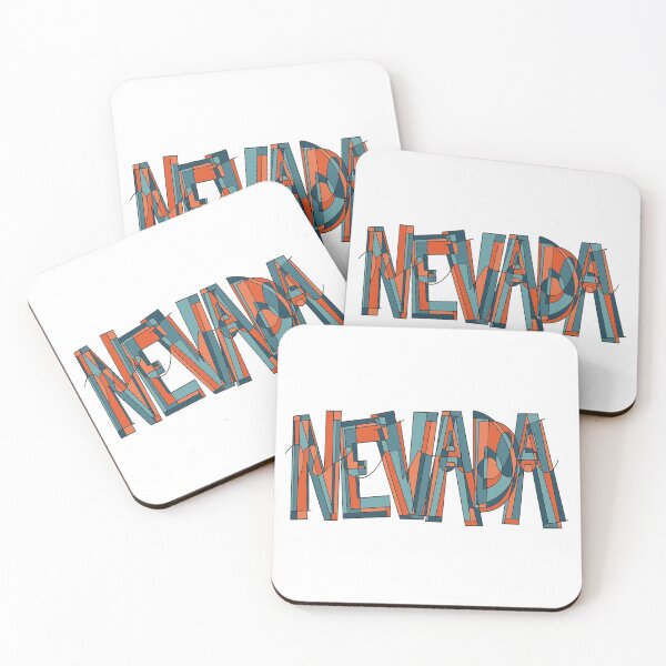 Item preview, Blue and Orange Nevada Word Doodle designed and sold by klaireep.