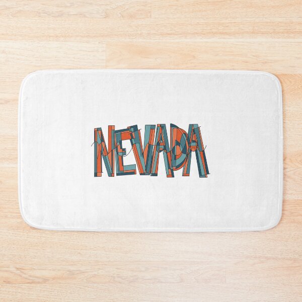 Item preview, Blue and Orange Nevada Word Doodle designed and sold by klaireep.