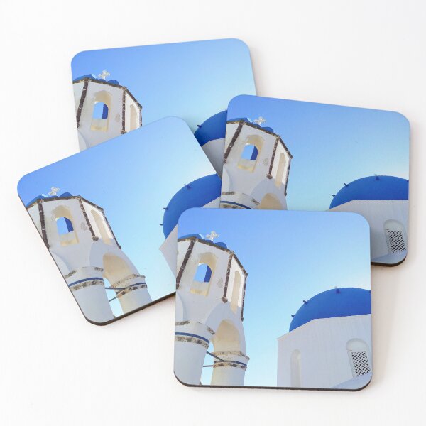 Item preview, Blue domes of Santorini designed and sold by artandsoul-py.