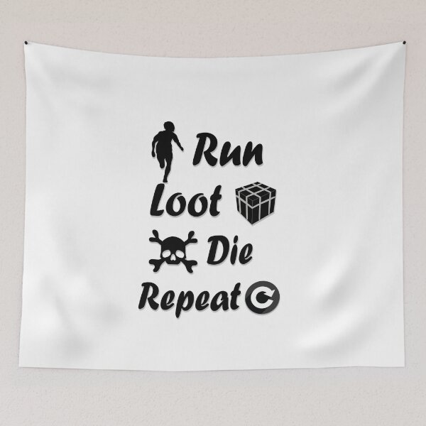 Item preview, run loot die repeat  designed and sold by Docartdesign.