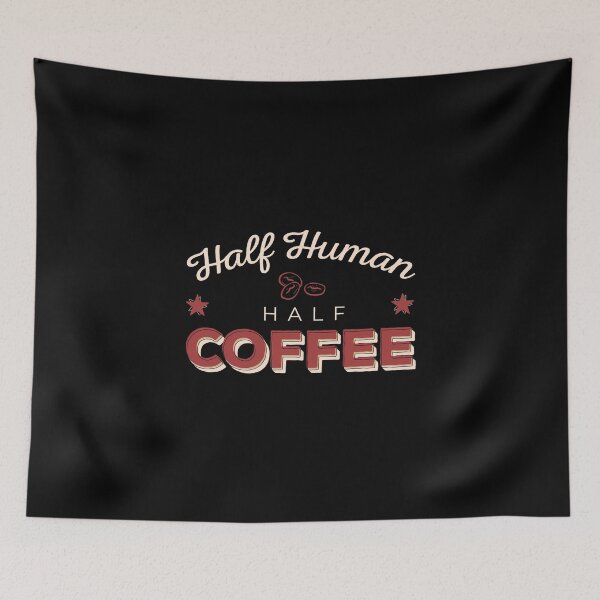Item preview, Half Human Half Coffee funny coffee gift for coffee lover designed and sold by KOURCHAL ART.