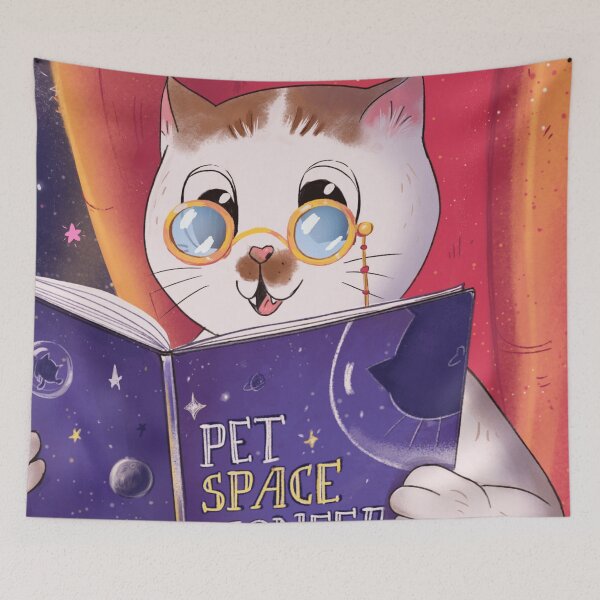 Item preview, Space Cat Pioneer designed and sold by BookBuzz.