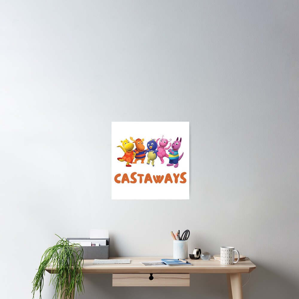 "Castaways Backyardigans Sticker tiktok song" Poster for Sale by
