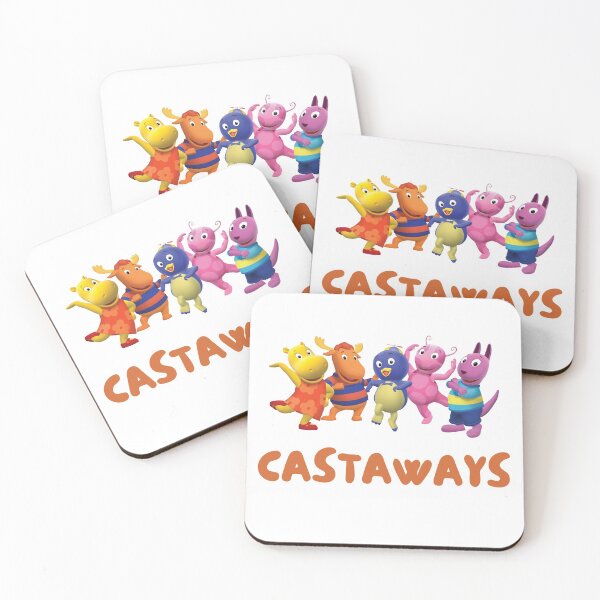 Item preview, Castaways Backyardigans Sticker tiktok song designed and sold by cherryblue.