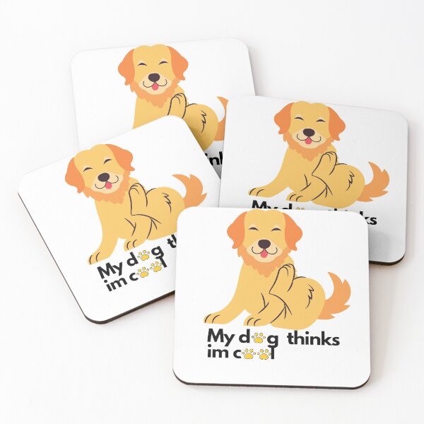 Item preview, My dog thinks im cool, funny designed and sold by Ammar-the-goat.