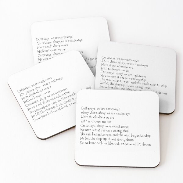 Item preview, Castaways Backyardigans Sticker tiktok song lyrics designed and sold by cherryblue.