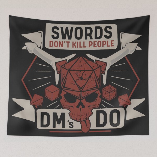 Item preview, Swords Don't Kill People, DM's Do designed and sold by Birdish.