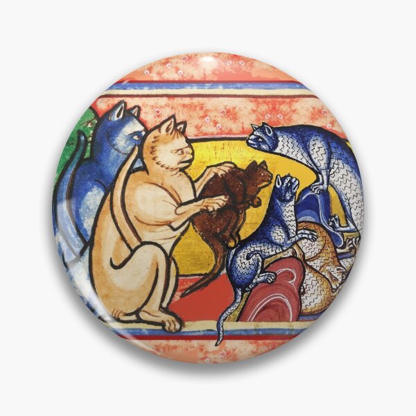 Item preview, SEVEN MEDIEVAL CATS  designed and sold by BulganLumini.